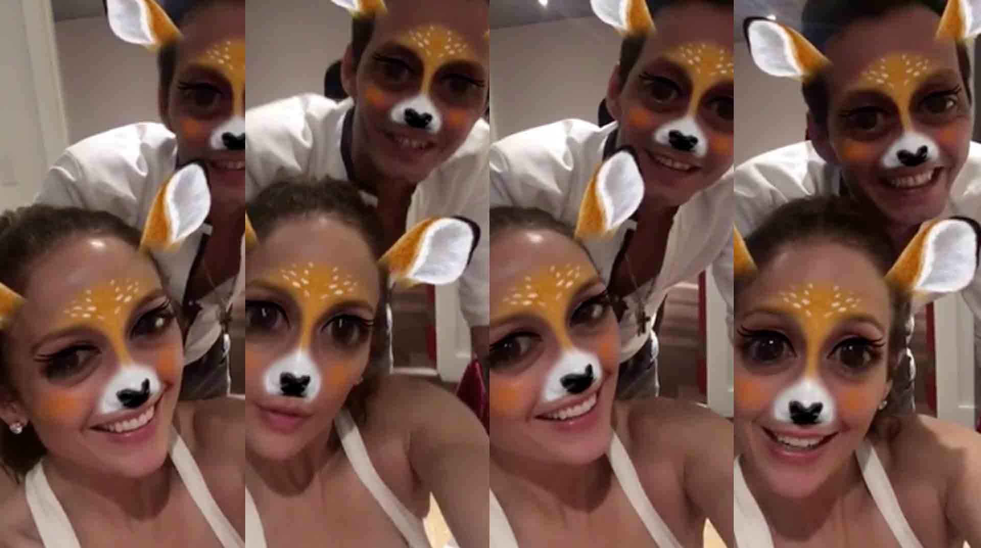 Jennifer Lopez y Marc Anthony se divierten juntos en Snapchat (VIDEO) - Telemundo