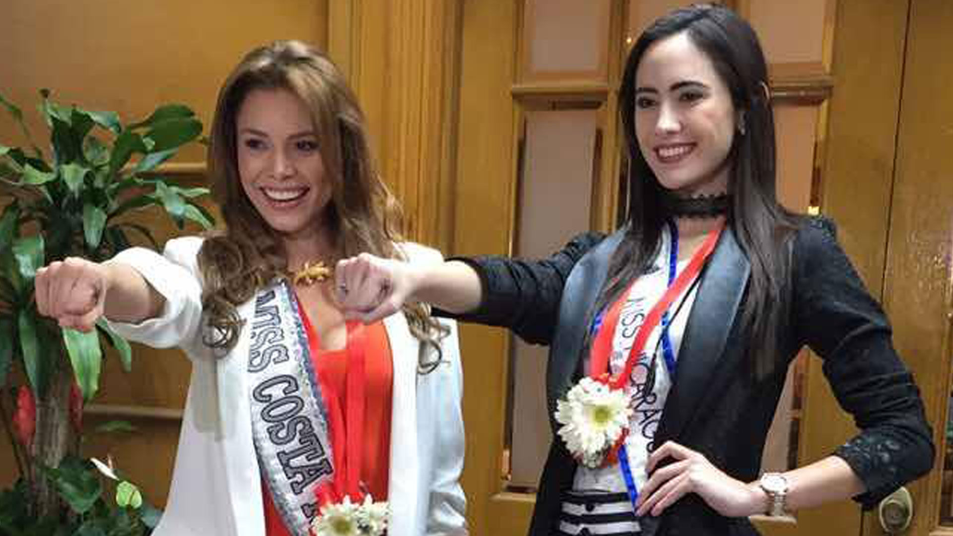 El gesto de Miss Costa Rica y Miss Nicaragua, de Miss Universo ... - Telemundo