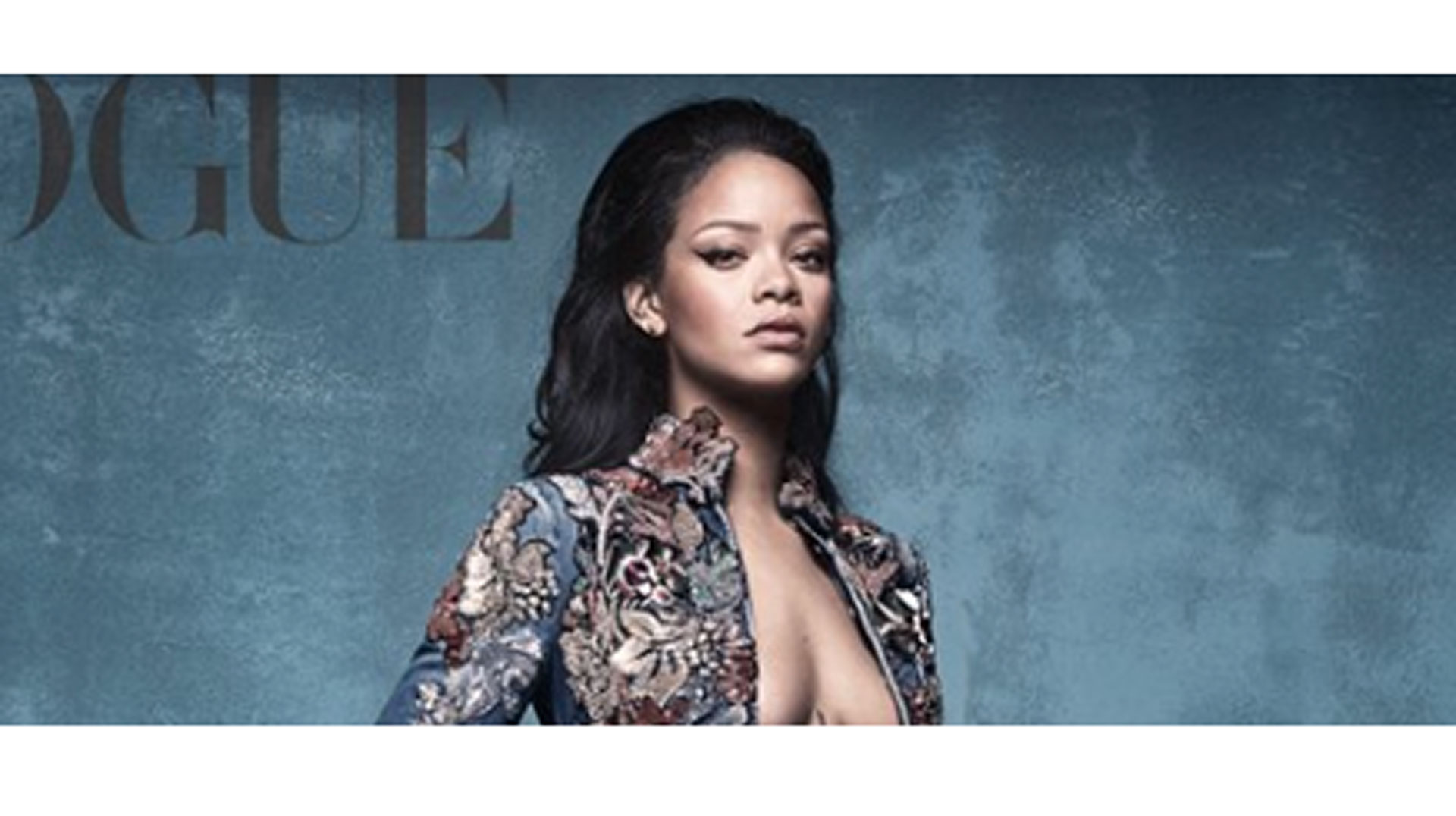 Rihanna, muy sexy en la portada de la nueva edición británica de Vogue  (FOTOS)