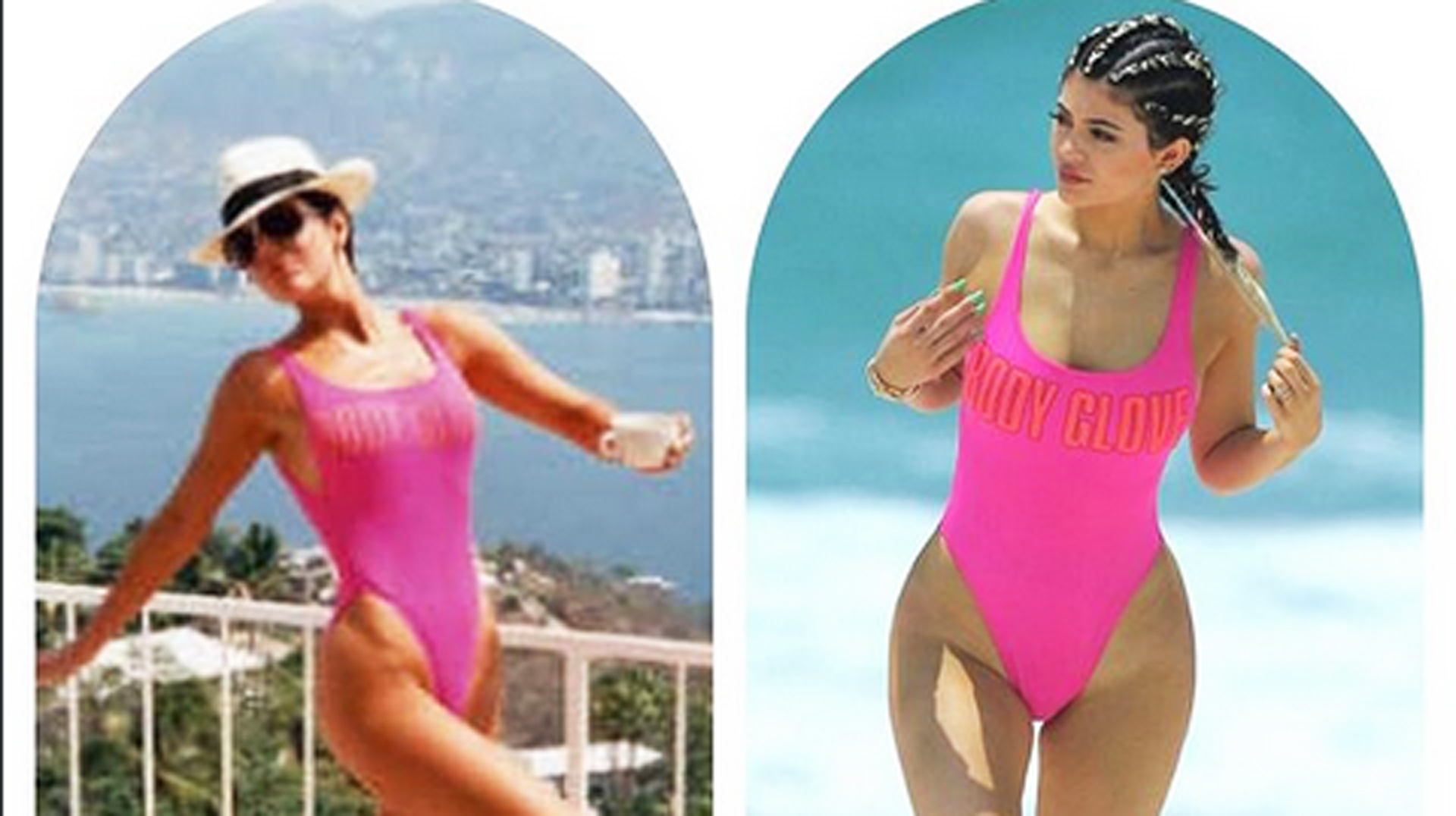 Kylie Jenner lució el mismo traje de baño que Kris Jenner 26 años atrás  (FOTOS)