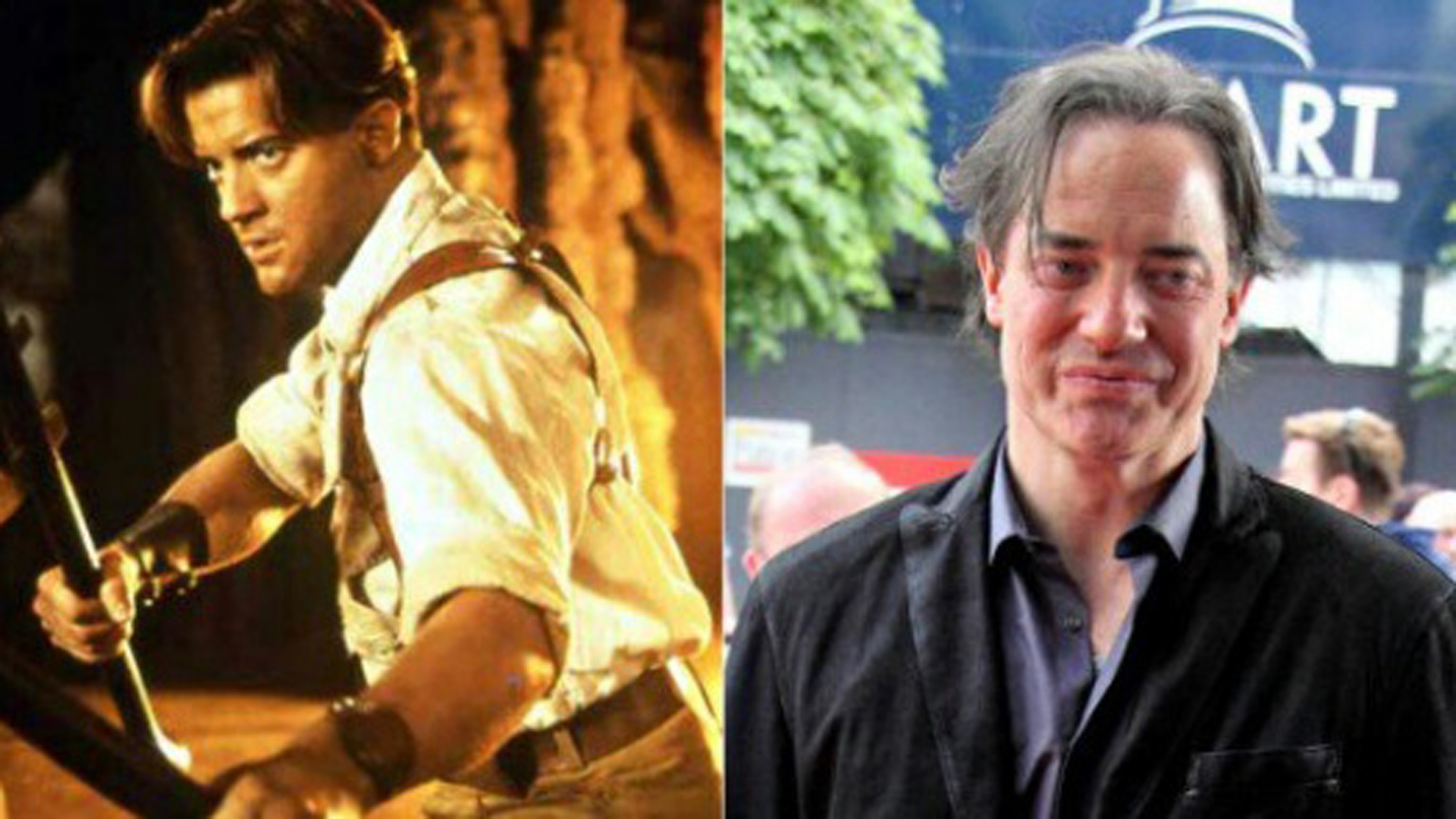 El estreno de "The Mummy" puso a Brendan Fraser en el foc...