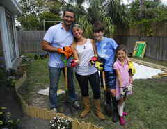 Familia de Emanuela y Marcelo en SOS Salva Mi Casa