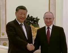 Los presidentes de China y Rusia.