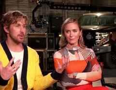Ryan Gosling y Emily Blunt platican su experiencia en la cinta 'The Fall Guy' con romance y acción