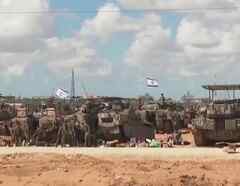 Ejercicio militar de soldados israelíes