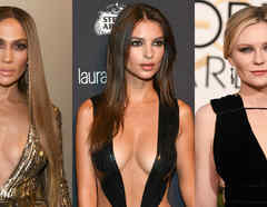 Jennifer Lopez, Kirsten Dunst y Emily Ratajkowski, algunas de las actrices que apostaron por el escote