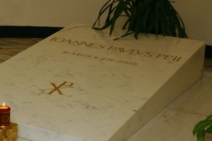 tumba de juan pablo segundo vaticano