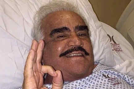 Vicente Fernández en el hospital