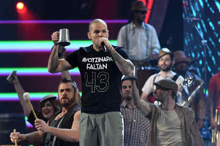 Calle 13 en los Latin Grammy en 2014