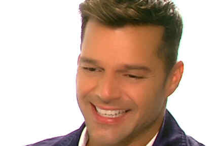 Ricky Martin en su rueda de prensa de "Minions"