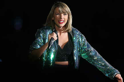 Taylor Swift durante su gira 1989