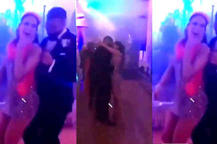 Jennifer Lopez y Drake bailando pegados
