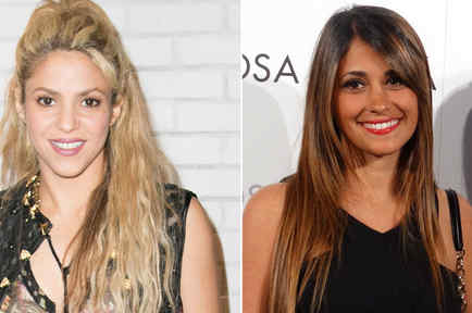Shakira y Antonella Roccuzzo
