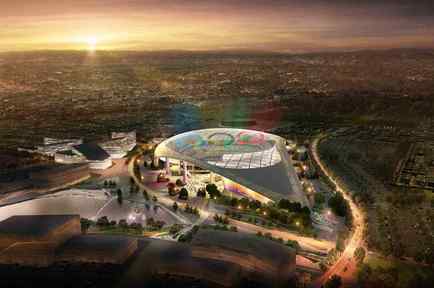 Estadio presentado por Los Angeles para los Juegos Olímpicos