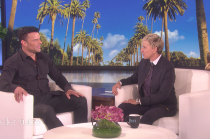 Ricky Martin en el show de Ellen