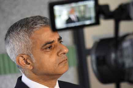 Sadiq Khan, alcalde de Londres.