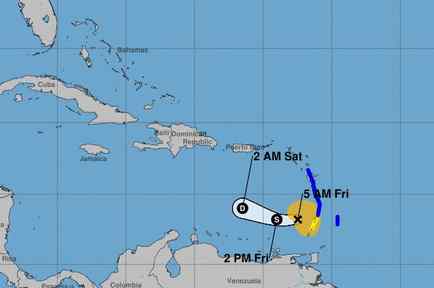 Se pronostica que la tormenta tropical se debilite a depresión a última hora de este viernes.