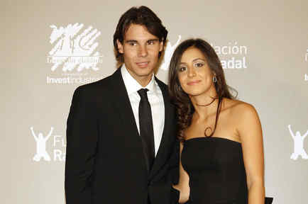 Rafael Nadal con Meri Perelló en 2011