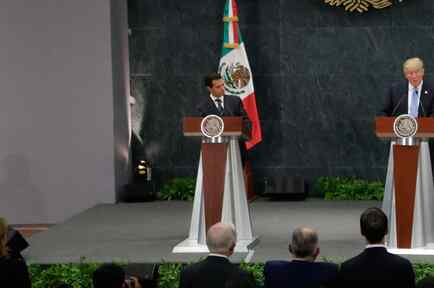 Trump y Peña Nieto