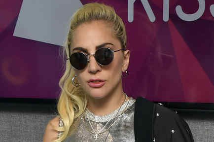 Lady Gaga Visits Kiss FM