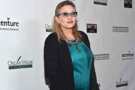 Carrie Fisher en evento