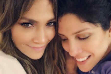 Jennifer Lopez y Lynda Lopez selfie