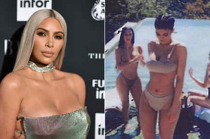 Kim Kardashian; Kim y Khloé Kardashian, con Kylie Jenner