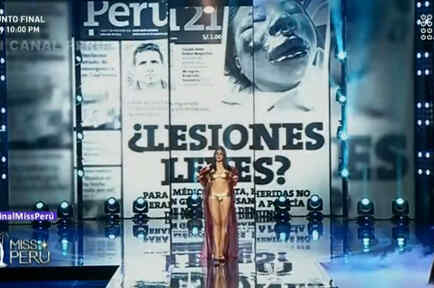 Concursante de Miss Perú