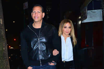 Jennifer Lopez con Alex Rodriguez