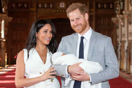 Meghan Markle, el príncipe Harry y su bebé