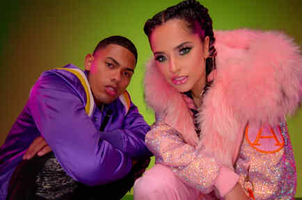 Becky G and Myke Towers in Dollar video