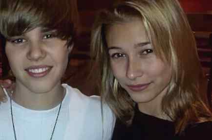 Justin Bieber y Hailey Baldwin de jovenes