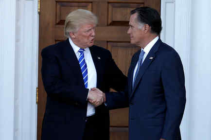 Trump y Romney