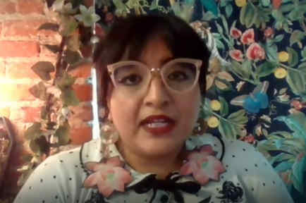 Mónica Virgen Zamora habla sobre su empredimiento 'Mujeres Market' en California.