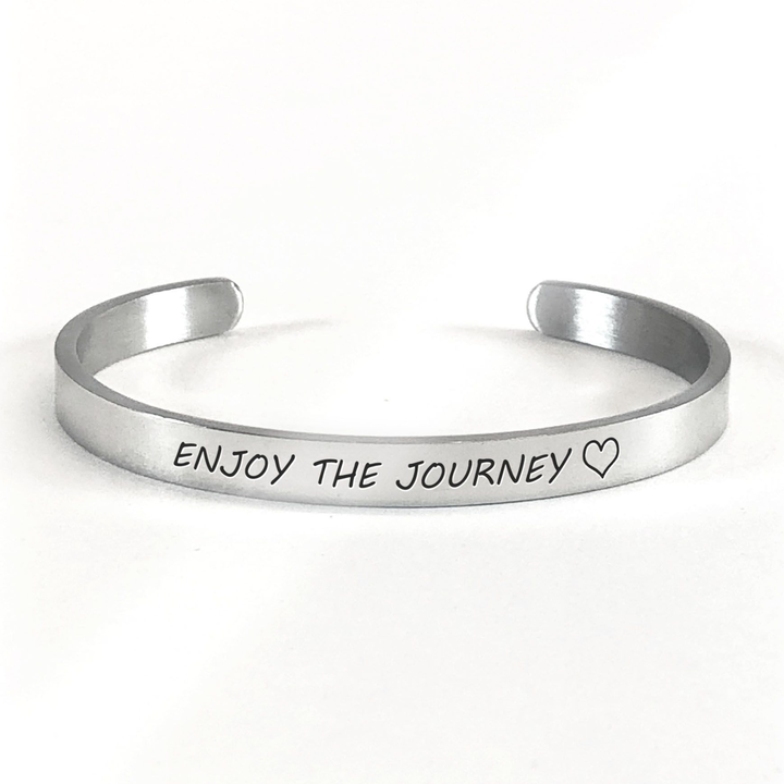 Enjoy the Journey External Cuff Bracelet