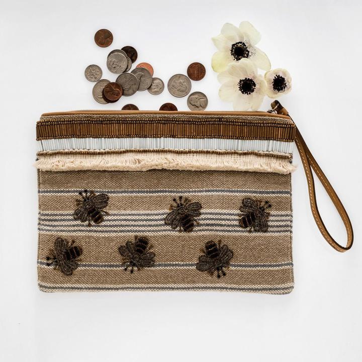 Stripey Bee Pouch