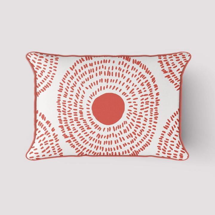 SDS x Thomasville Collection: Coral Medallion Lumbar Pillow