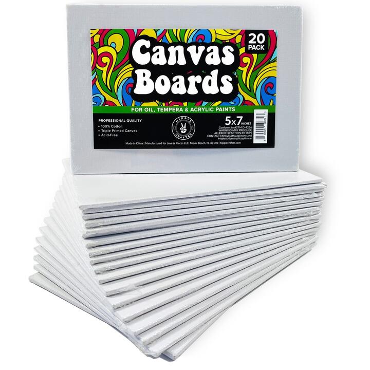 20 Pk Canvas Boards