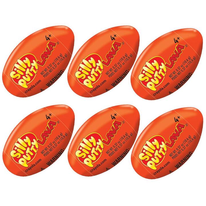 Crayola Silly Putty - LAVA - 6 Pack