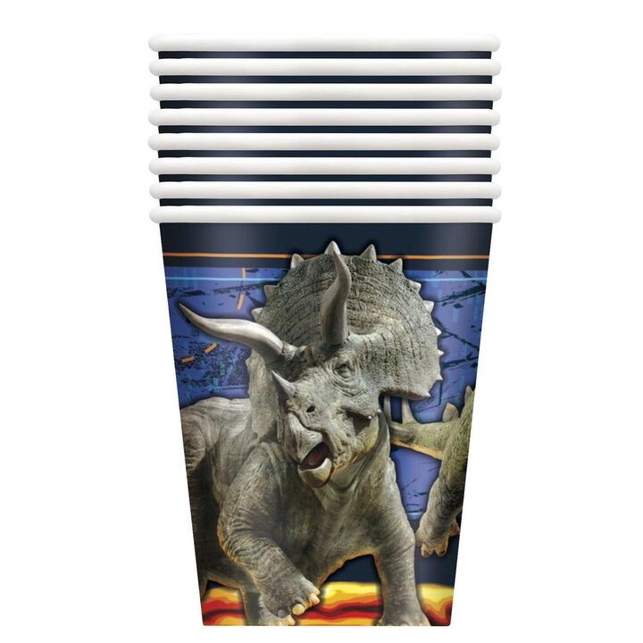 Jurassic World 9 oz Paper Cups [8 Per Package]