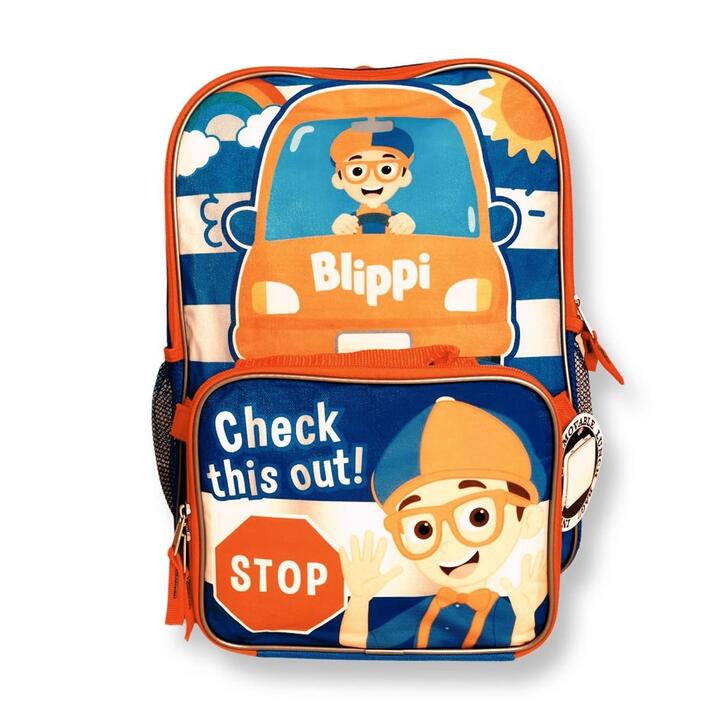 Blippi Check This Out 16 Inch Backpack and Lunch Bag Set