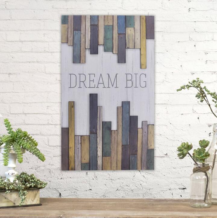 DREAM BIG WALL ART