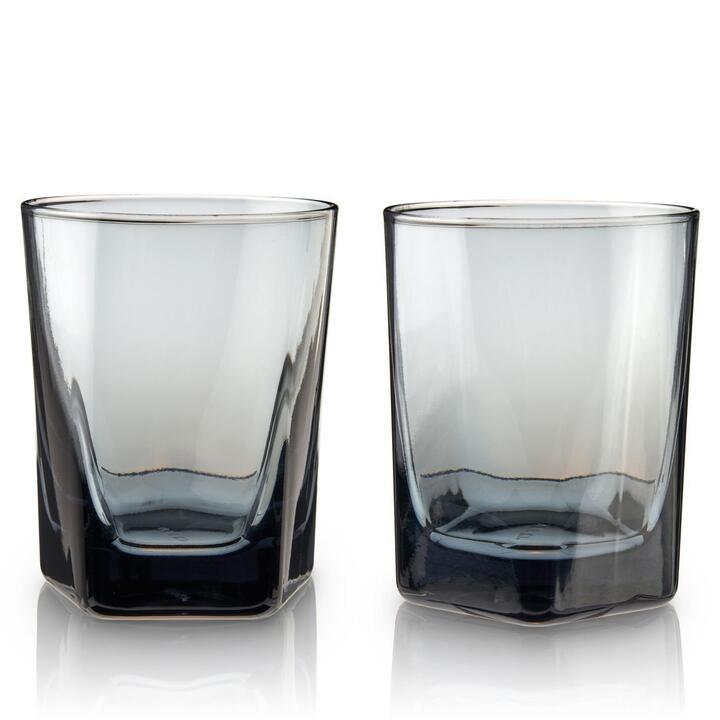 Smoke Double Old Fashioned Glasses