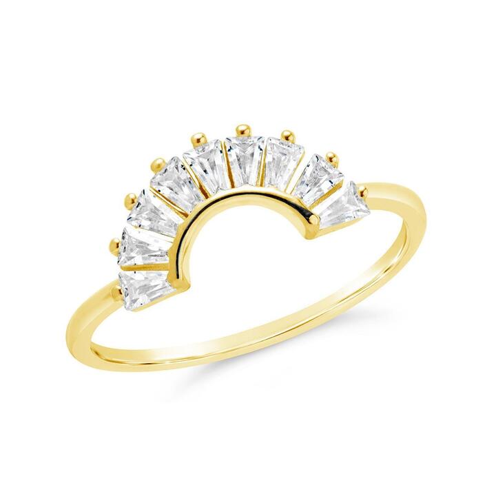 Sterling Silver CZ Dawn Stacking Ring