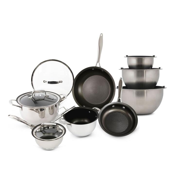 Wolfgang Puck Stainless Steel Pots and Pan Set