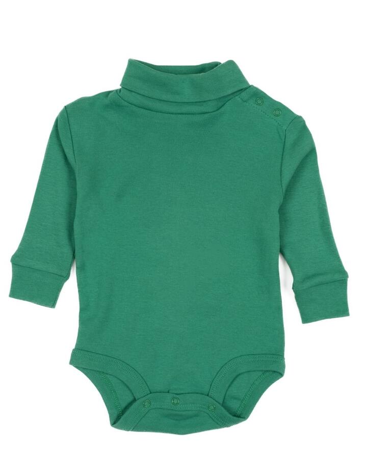 Leveret Baby Turtleneck Bodysuit Classic Solid Color