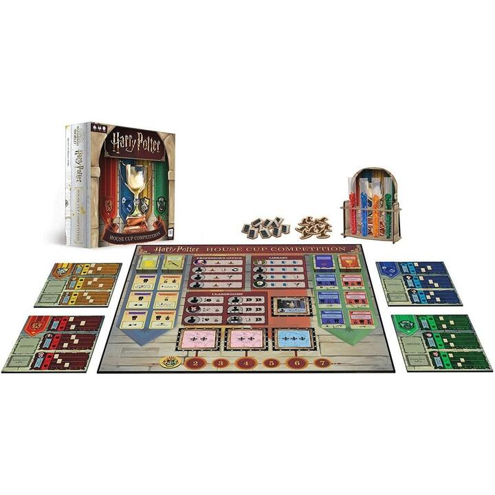 USAOPOLY Harry Potter House Cup Competition | Worker Placement Board Game | Play as Your Favorite Hogwarts House