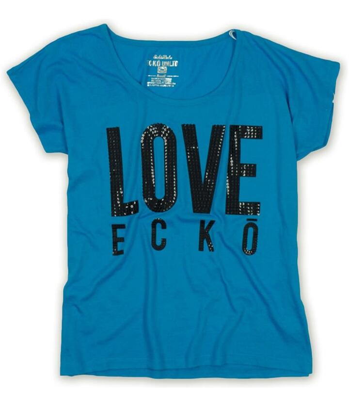 Ecko Unltd. Womens Open Nk Love Ss Graphic T-shirt