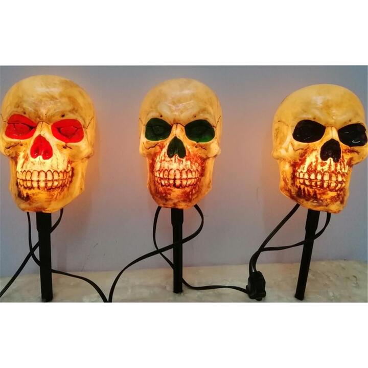 Celebrations Incandescent Halloween Skull Pathway Decor