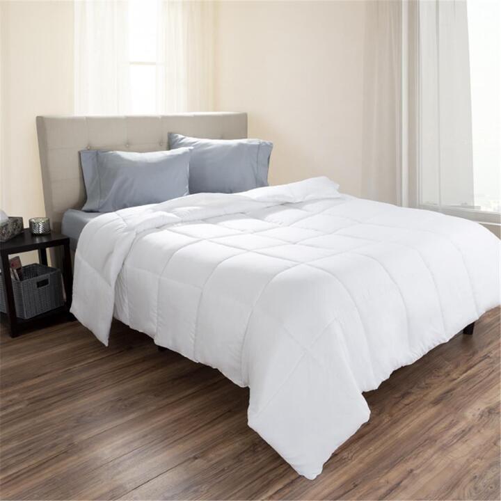 Lavish Home Kg Size Goose Down Alternative Comforter White
